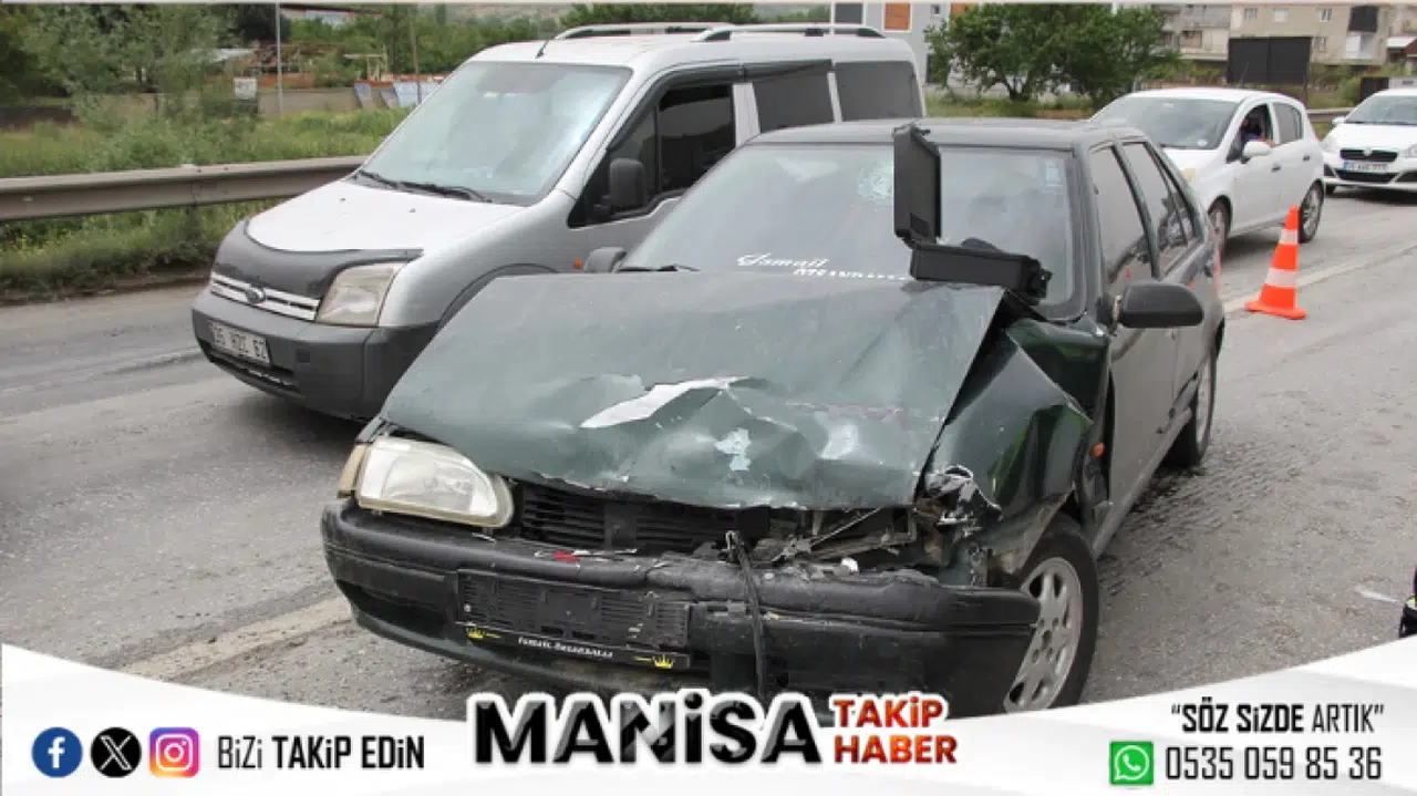 Kula’da Kırmızı Işık Kazası: 1 Yaralı