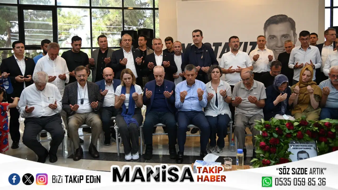 Manisa Büyükşehir Belediye Başkanı Ferdi Zeyrek’in Vefatı Üzerine Taziye Töreni