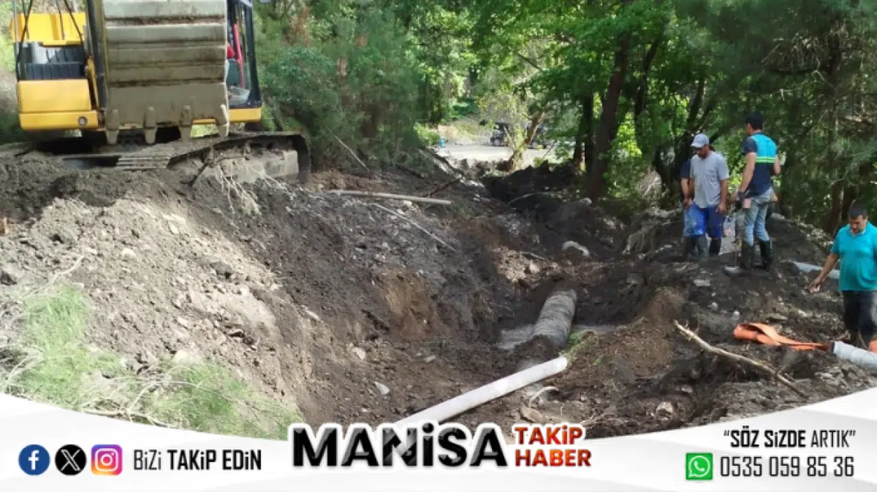 MASKİ’den Salihli’ye 91 Milyon TL’lik Su Yatırımı: Asbestli Hat Tarihe Karışıyo