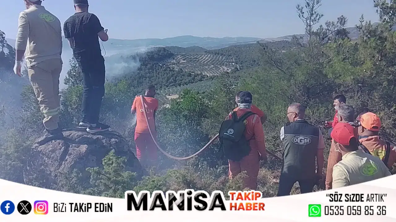Manisa Kırkağaç'ta Orman Yangını Yeniden Alevlendi: Bostancı Mahallesi Tahliye Edildi