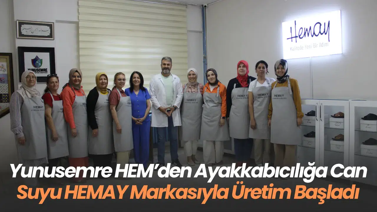 Yunusemre HEM’den Ayakkabıcılığa Can Suyu: HEMAY Markasıyla Üretim Başladı