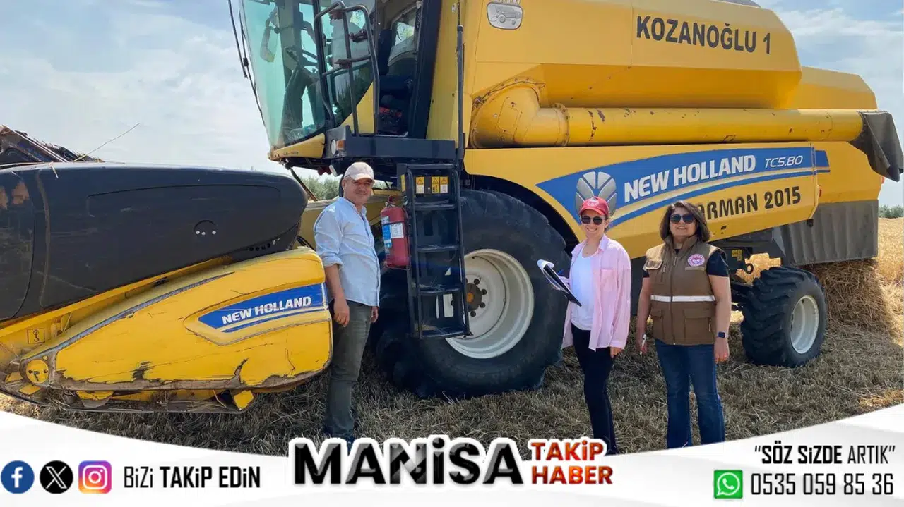 Manisa’da Anız Yangınlarına Karşı Biçerdöverler Üzerinde Etkili Denetim Uygulamaları Başlatıldı