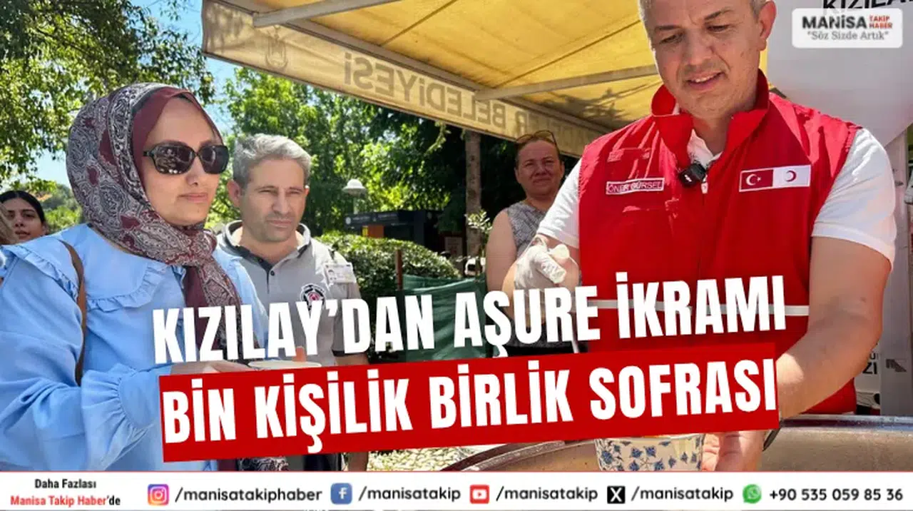 Kızılay’dan Aşure İkramı Bin Kişilik Birlik Sofrası