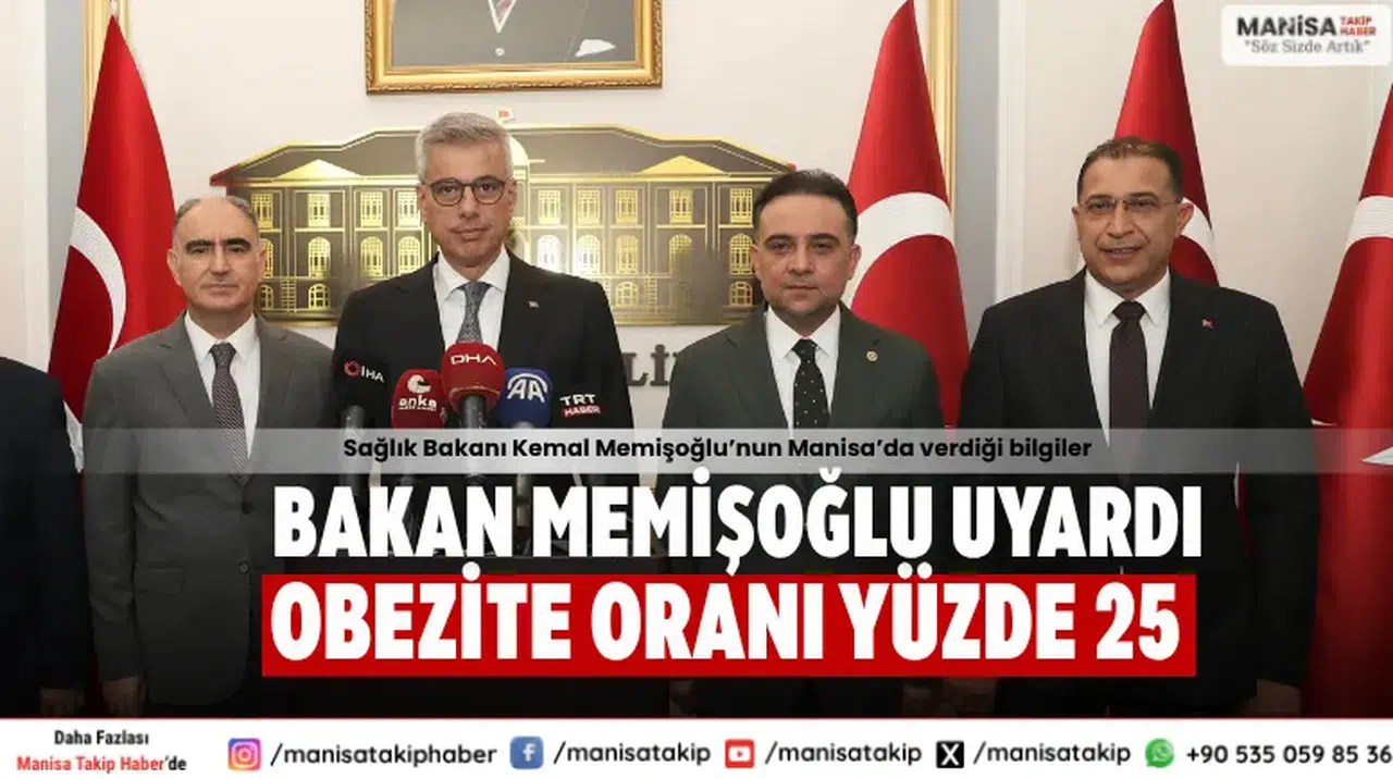 Sağlık Bakanı Memişoğlu: Obezite Oranı Yüzde 25’e Ulaştı