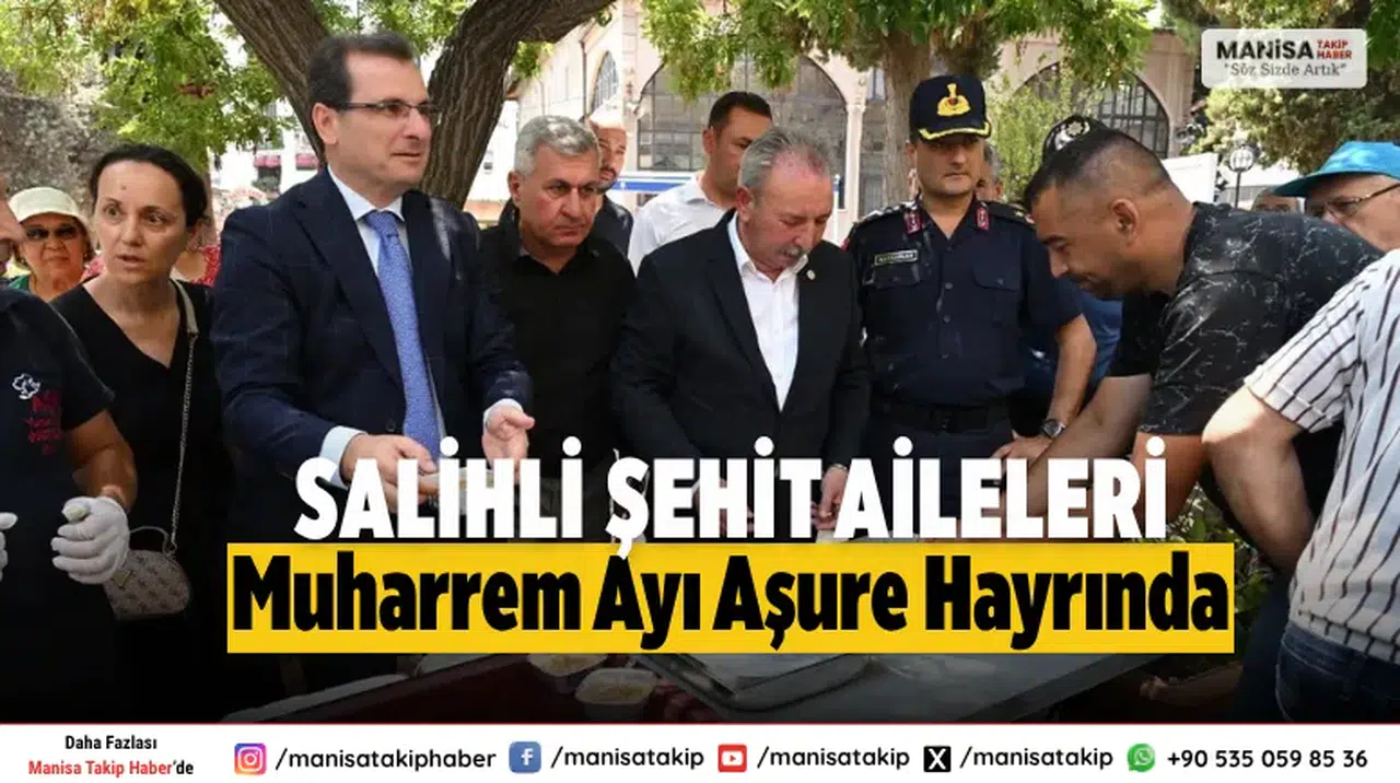 Manisa Salihli’de Geleneksel Aşure Hayrı Düzenlendi