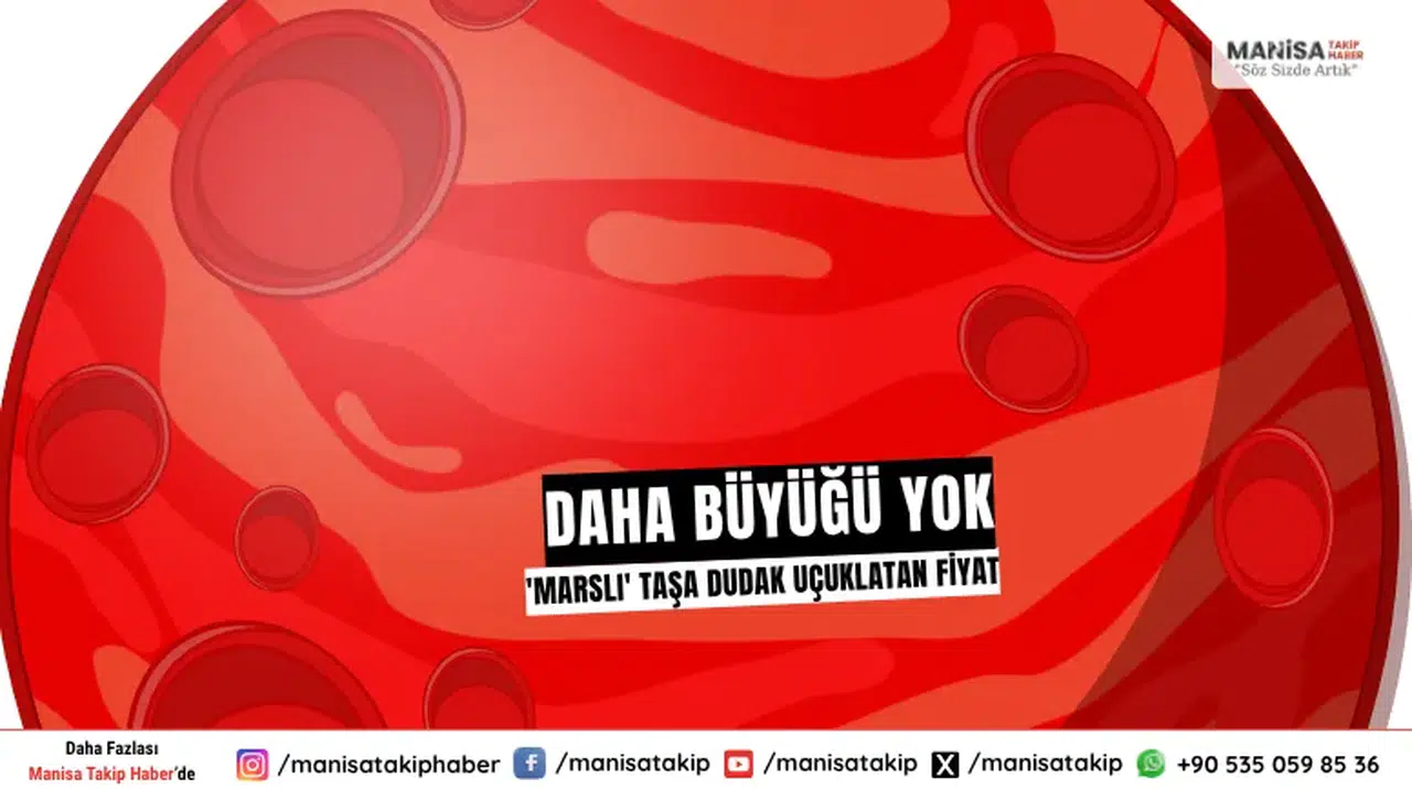 Daha büyüğü yok! 'Marslı' taşa dudak uçuklatan fiyat