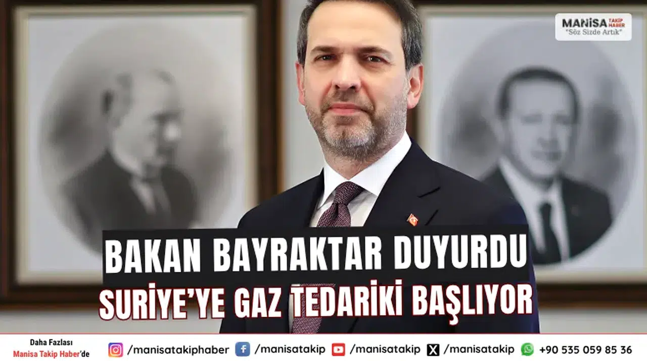 Bakan Bayraktar: Suriye'ye Gaz Tedarik Süreci Çok Yakında Başlıyor!