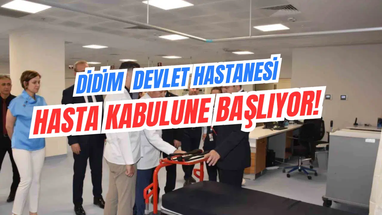Didim Devlet Hastanesi Yeni Binada Hasta Kabulüne Başlayacak
