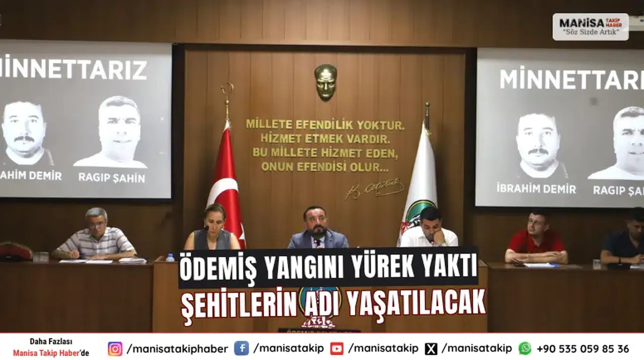 Ödemiş Yangını Yürek Yaktı Şehitlerin Adı Yaşatılacak
