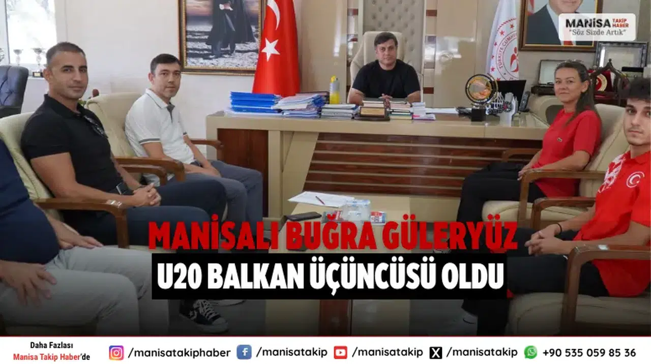 Manisalı Buğra Güleryüz U20 Balkan üçüncülüğünü kazandı