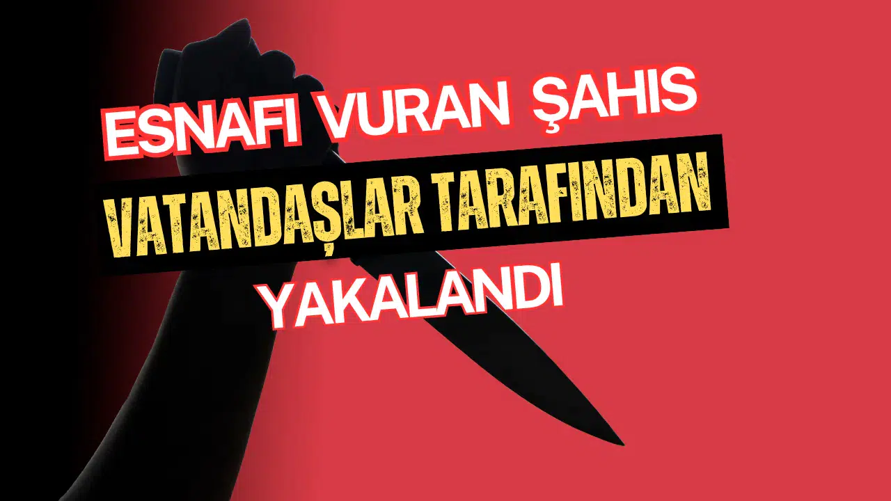 Esnafı Silahla Vuran Şahıs Kaçmaya Çalışırken Yakalandı