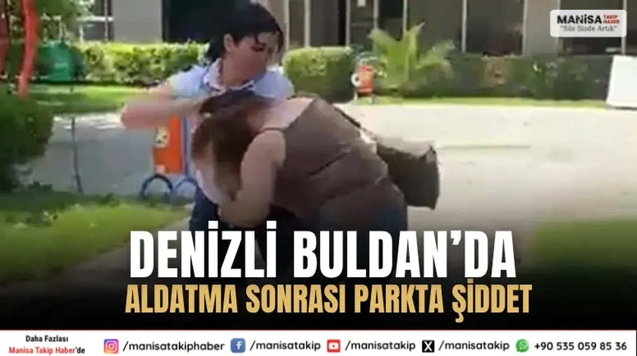 Denizli Buldan’da Aldatma İddiası Sonrası Parkta Saç Sürükleme Olayı