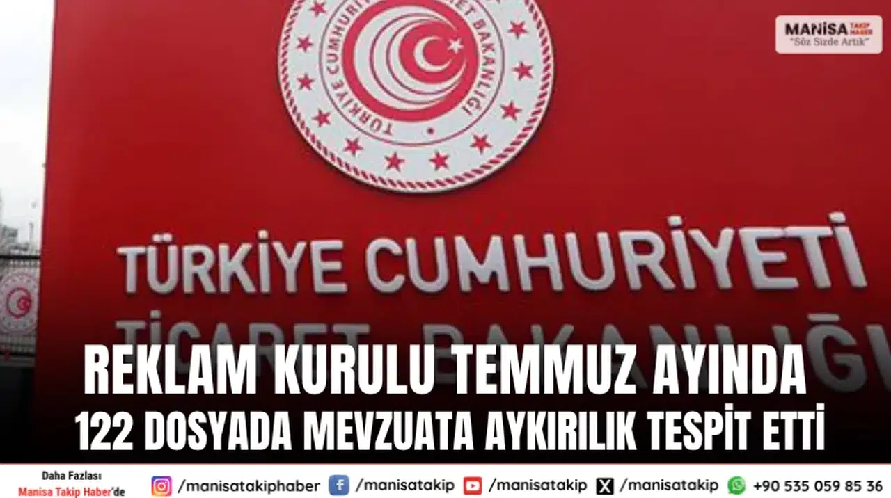 Reklam Kurulu Temmuz Ayında 122 Dosyada Mevzuata Aykırılık Tespit Etti