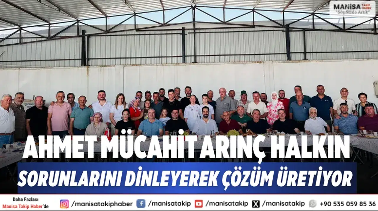 Ahmet Mücahit Arınç, Halkın Sorunlarını Dinleyerek Çözüm Üretiyor
