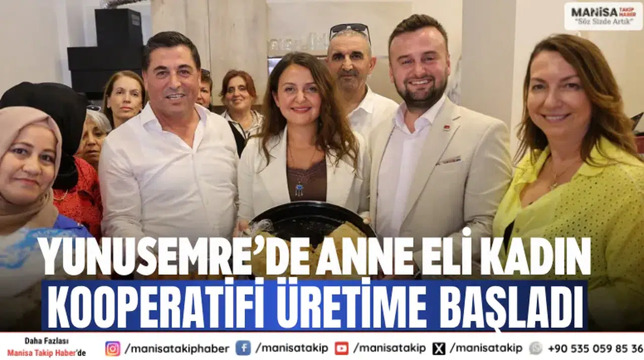 Yunusemre’de Anne Eli Kadın Kooperatifi Üretime Başladı