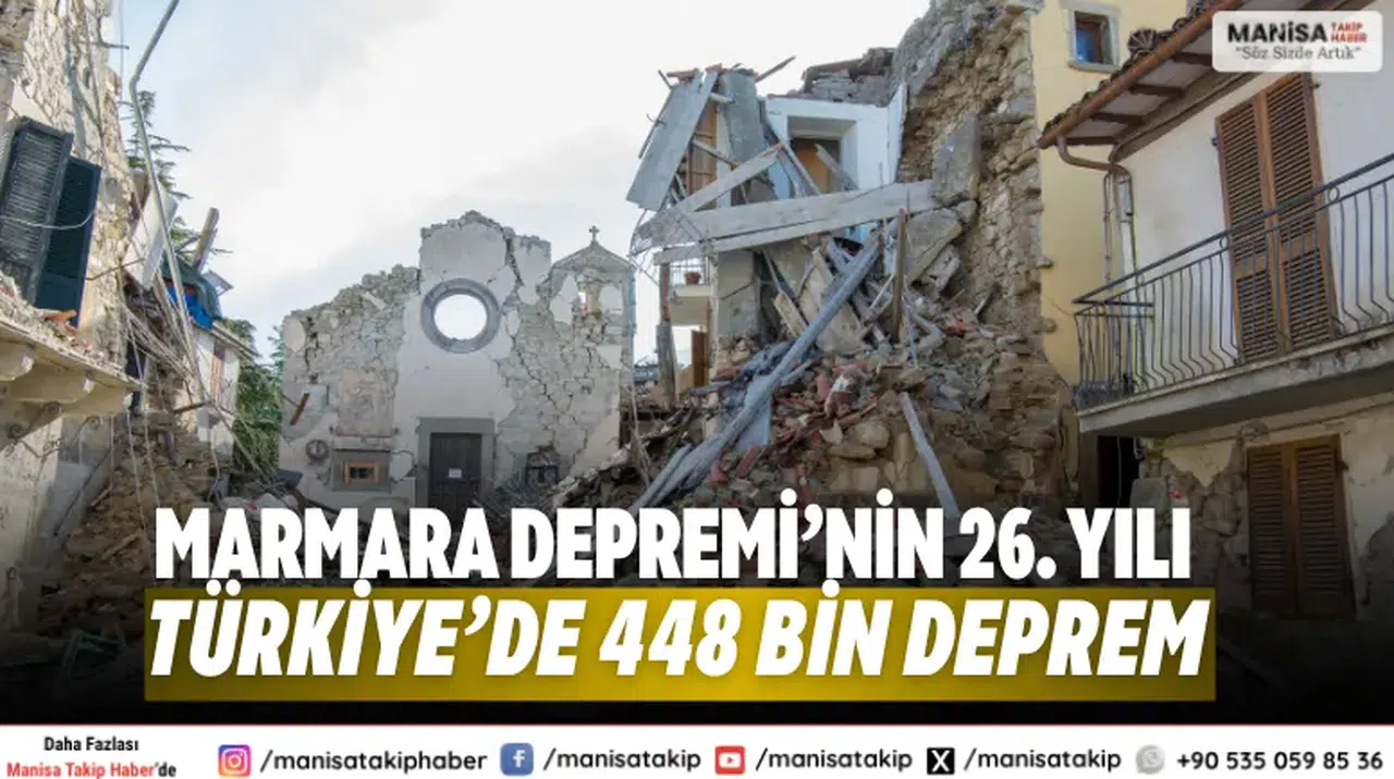 Marmara Depremi’nin 26. Yılı: Türkiye’de 448 Bin Deprem