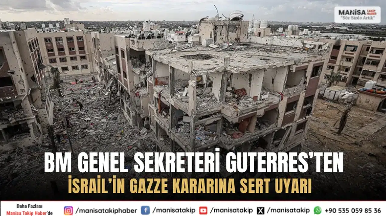 BM Genel Sekreteri Guterres’ten İsrail’in Gazze Kararına Sert Uyarı