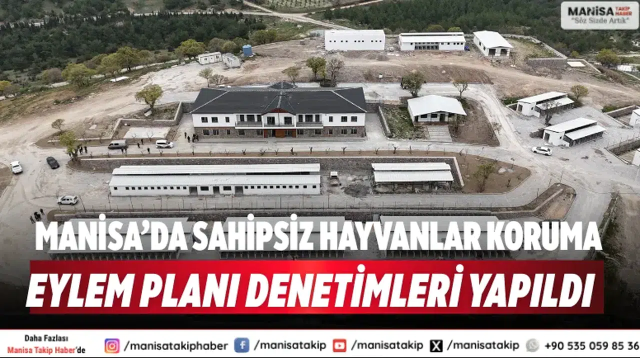 Manisa’da Sahipsiz Hayvanlar Koruma Eylem Planı denetimleri yapıldı