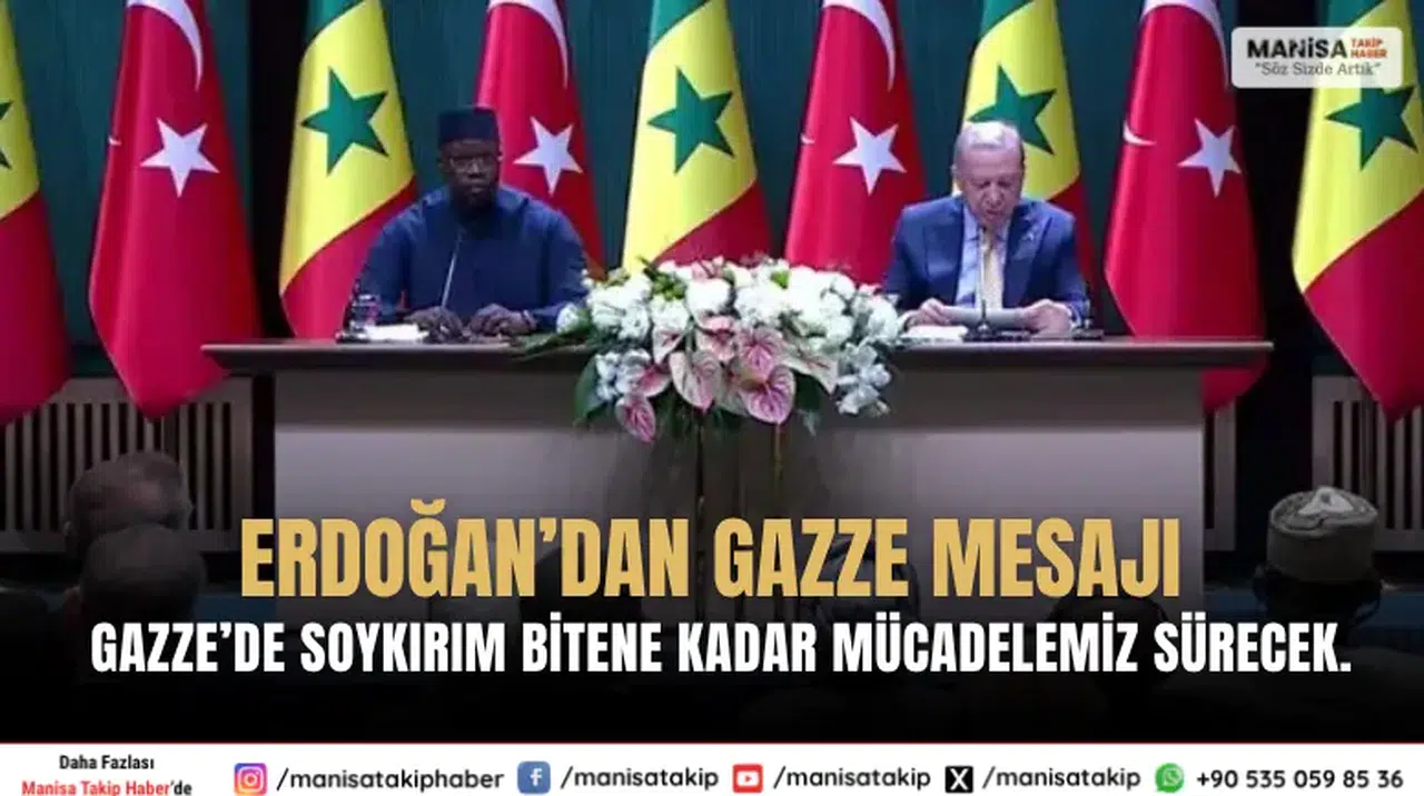 Erdoğan: Gazze’de soykırım bitene kadar mücadelemiz sürecek