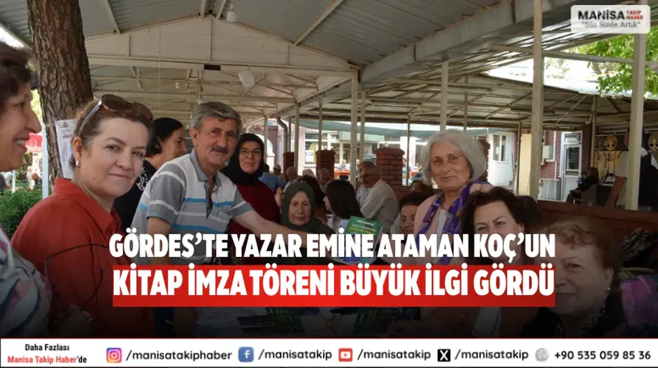 Gördes’te Yazar Emine Ataman Koç’un Kitap İmza Töreni Büyük İlgi Gördü