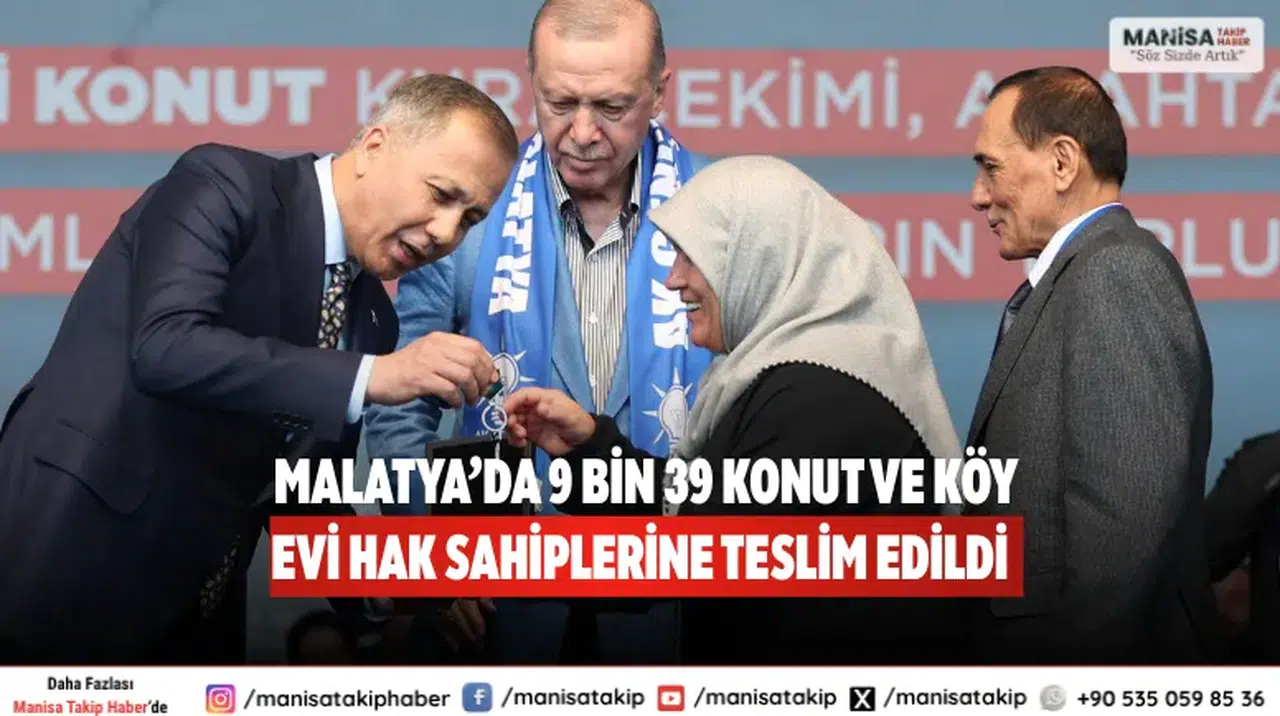 Malatya’da 9 Bin 39 Konut ve Köy Evi Hak Sahiplerine Teslim Edildi