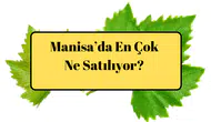 Manisa En Çok Ne Satılıyor?