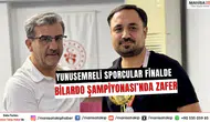 Yunusemreli Sporcular Finalde Buluştu: Bilardo Şampiyonası’nda Çifte Başarı