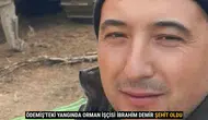 Ödemiş'teki Yangında Orman İşçisi İbrahim Demir Şehit Oldu