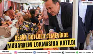 Besim Dutlulu Cemevinde Muharrem Lokmasına Katıldı