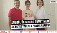 Sarıgöl’ün Gururu Ahmet Mete LGS’de Tek Yanlışla Zirveye Yaklaştı