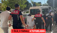 Manisa’da Silahlı Çatışma 1 Ölü, 3 Yaralı, 4 Tutuklama