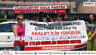 CHP Genel Merkezi Önünde İşçi Eylemi Çiğli’den Atılan Kadınlar Hakkını Arıyor