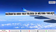 Haziran’da Hava Yolu Yolcusu 24 Milyona Yaklaştı
