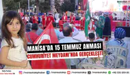 Manisa’da 15 Temmuz Anması Cumhuriyet Meydanı’nda Gerçekleşti