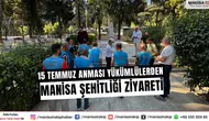 15 Temmuz anması: Yükümlülerden Manisa Şehitliği ziyareti