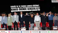 Sarıgöl’de 15 Temmuz Anması Hükümet Konağı Önünde Gerçekleşti