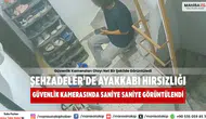 Manisa Şehzadeler’de Apartmanda Ayakkabı Hırsızlığı Güvenlik Kamerasında