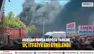 Akhisar Hurda Deposu Yangını Üç İtfaiye Eri Etkilendi