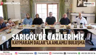 Kıbrıs Gazileri Sarıgöl’de Kaymakam Halil Dalak’la Buluştu