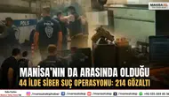 Manisa’nın da Arasında Olduğu 44 İlde Siber Suç Operasyonu 214 Gözaltı