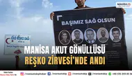 Manisa AKUT Gönüllüsü Reşko Zirvesi’nde Şehit Arkadaşlarını Andı