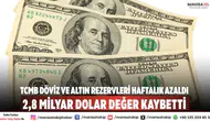 TCMB Döviz ve Altın Rezervleri Haftalık 2,8 Milyar Dolar Azaldı
