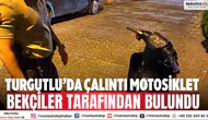 Turgutlu’da çalıntı motosiklet bekçiler tarafından bulundu