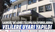 Sarıgöl’de Adres Taşıma Başvurularına Velilere Uyarı Yapıldı