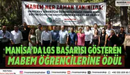Manisa’da LGS Başarısı Gösteren MABEM Öğrencilerine Ödül