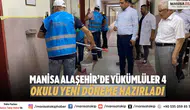 Manisa Alaşehir’de Yükümlüler 4 Okulu Yeni Döneme Hazırladı