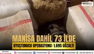 Manisa Dahil 73 İlde Uyuşturucu Operasyonu: 1.695 Gözaltı
