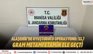 Alaşehir’de Uyuşturucu Operasyonu: 33,7 Gram Metamfetamin Ele Geçti