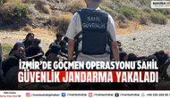 İzmir’de göçmen operasyonu Sahil Güvenlik jandarma yakaladı