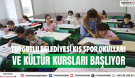Turgutlu Belediyesi Kış Spor Okulları ve Kültür Kursları başlıyor